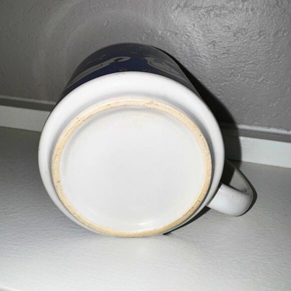 Vintage Blue Goose Mug | 1980s Country Kitchen Farmhouse Coffee Cup - Picture 6 of 6